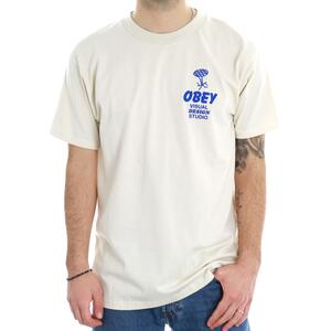 T-SHIRT BUILDING OBEY BEIGE